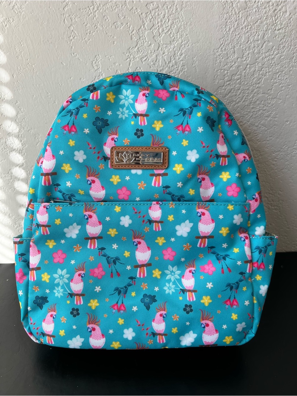 Lily Bloom Parrots in Paradise Eden Backpack - Turquoise